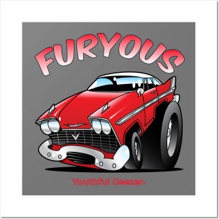 Furyous Cartoon Car Toon Posters and Art